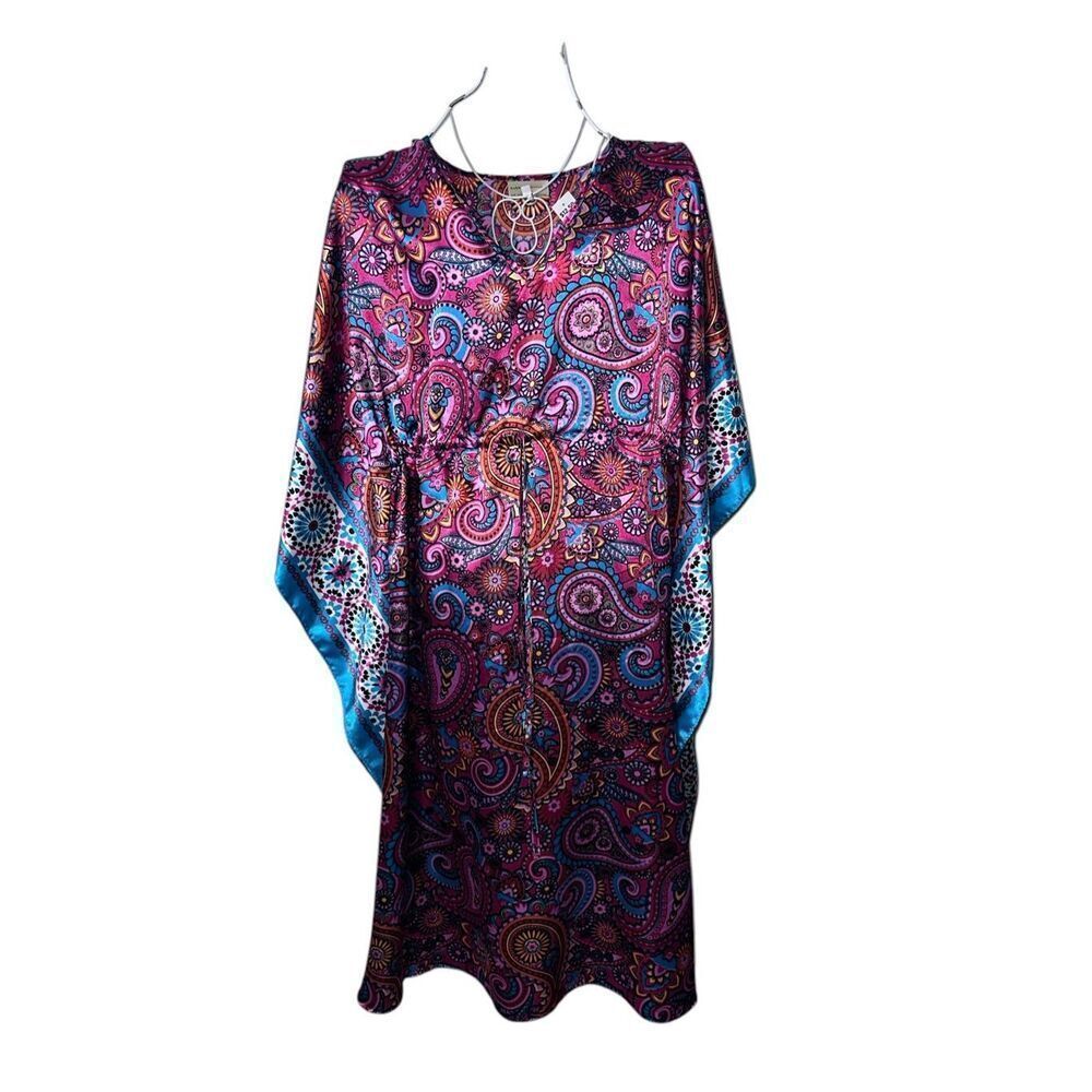 NEW WITH TAGS VINTAGE RARE Lounge Wear by Bobby Brooks One Size Side Slits at He